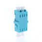 Leviton 5F100-DLA Aqua Duplex LC Fiber Optic Connector Adapter Coupler