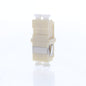 Leviton 5F100-DLC Duplex LC Fiber Optic Connector Adapter Coupler Beige