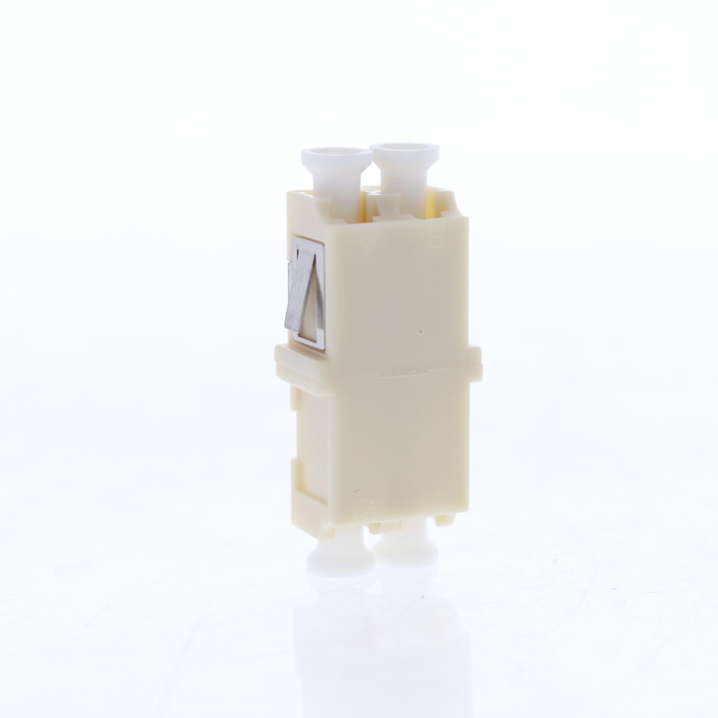 Leviton 5F100-DLC Duplex LC Fiber Optic Connector Adapter Coupler Beige