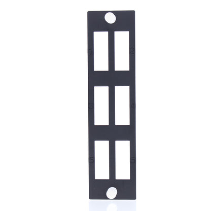 Leviton Black Unloaded Plate Duplex SC Pack Opt-X 5F100-SC