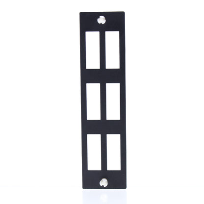 Leviton Black Unloaded Plate Duplex SC Pack Opt-X 5F100-SC