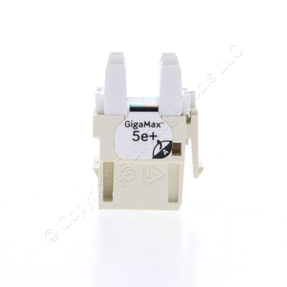 Leviton 5G110-RA5 Almond Quickport Cat 5e+ Jacks Cat5e RJ45 14-Pack