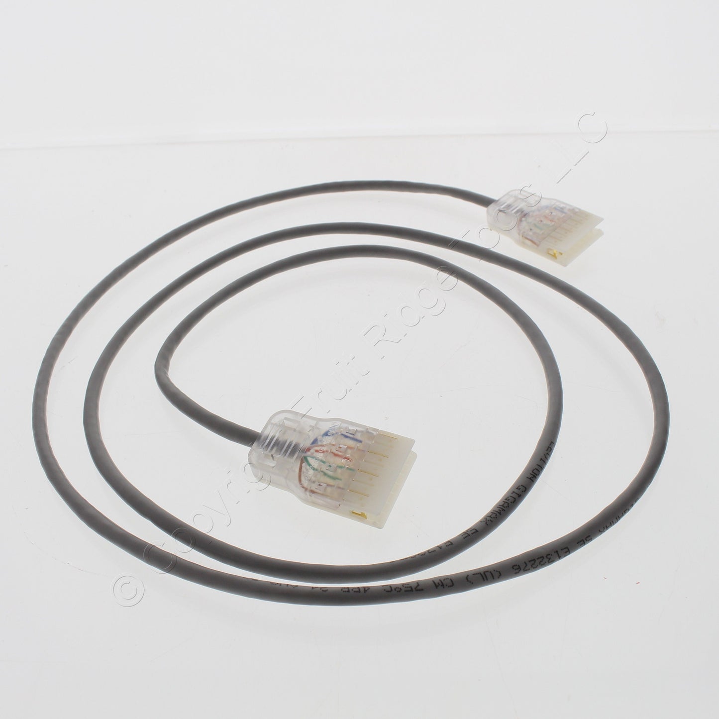 Leviton 5G240-5S 5e Gray 5ft GIGAMAX 110 Ethernet Cable Data Center Patch Cord