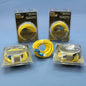 Leviton 5G454-15R Yellow Cat5 15ft Ethernet Cable Data Patch Cord Network 5-Pack