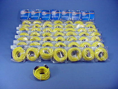 Leviton 5G455-15Y Yellow Cat 5e 15 Ft Ethernet LAN Patch Cords Network Cables