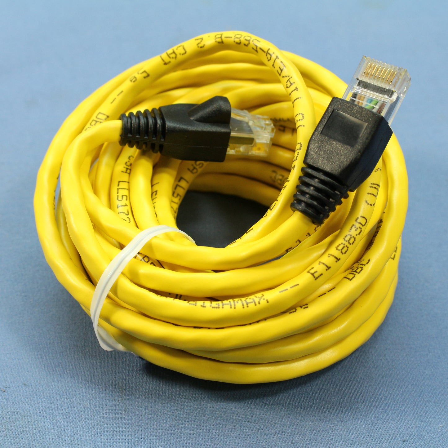 Leviton 5G455-15Y Yellow Cat5e 15ft Ethernet Cable Data Patch Cords Network 5pcs