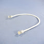 Leviton 5G455-1W White Cat5e 1ft Ethernet Cable Data Patch Cord Network Booted