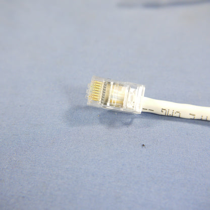 Leviton 5G455-1W White Cat5e 1ft Ethernet Cable Data Patch Cord Network Booted