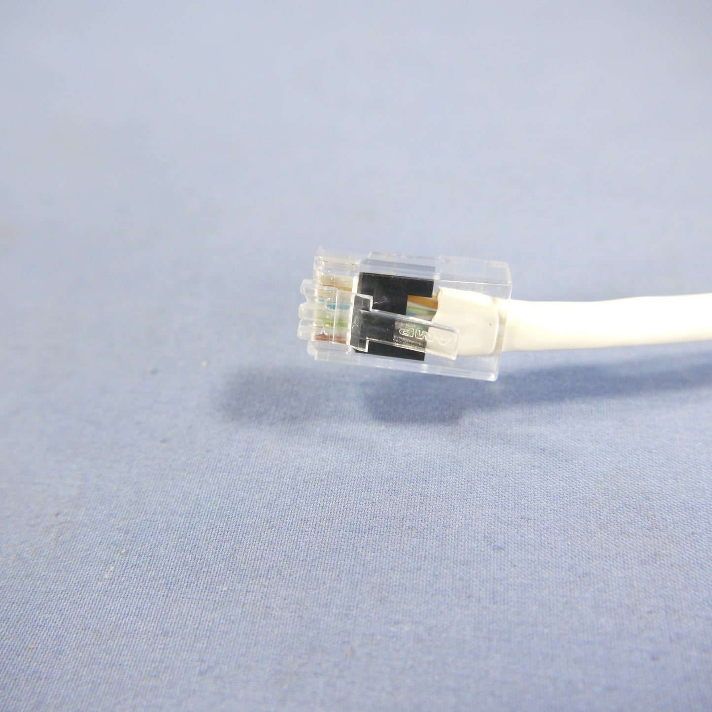 Leviton 5G455-1W White Cat5e 1ft Ethernet Cable Data Patch Cord Network Booted