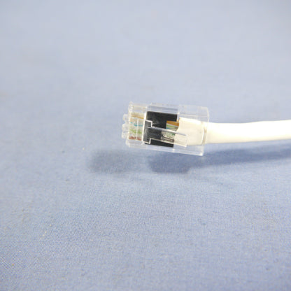 Leviton 5G455-1W White Cat5e 1ft Ethernet Cable Data Patch Cord Network Booted