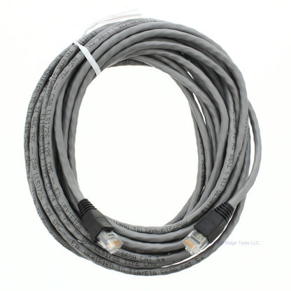 Leviton 5G455-25S Silver Cat5e 25ft Ethernet Cable Data Patch Cord Network Boot