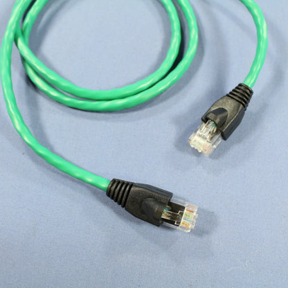 Leviton 5G455-3G Green Cat5e 3ft Ethernet Cable Data Patch Cord Network Booted