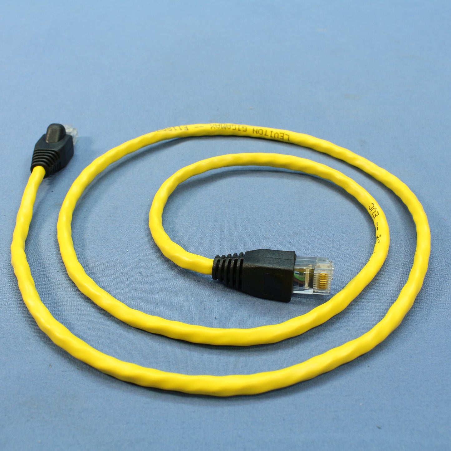 Leviton 5G455-3YW Yellow Cat 5e 3' Ethernet LAN Patch Cord Network Cables 100pcs