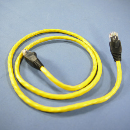 Leviton 5G455-3YW Yellow Cat5e 3ft Ethernet Cable Data Patch Cord Network Booted