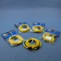 Leviton 5G455-7YW Yellow Cat5e 7ft Ethernet Cable Data Patch Cords Network 5pcs