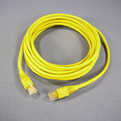 Leviton 5G460-15Y Yellow Cat5e Ethernet Cable 15ft Data Patch Cord Network Boot