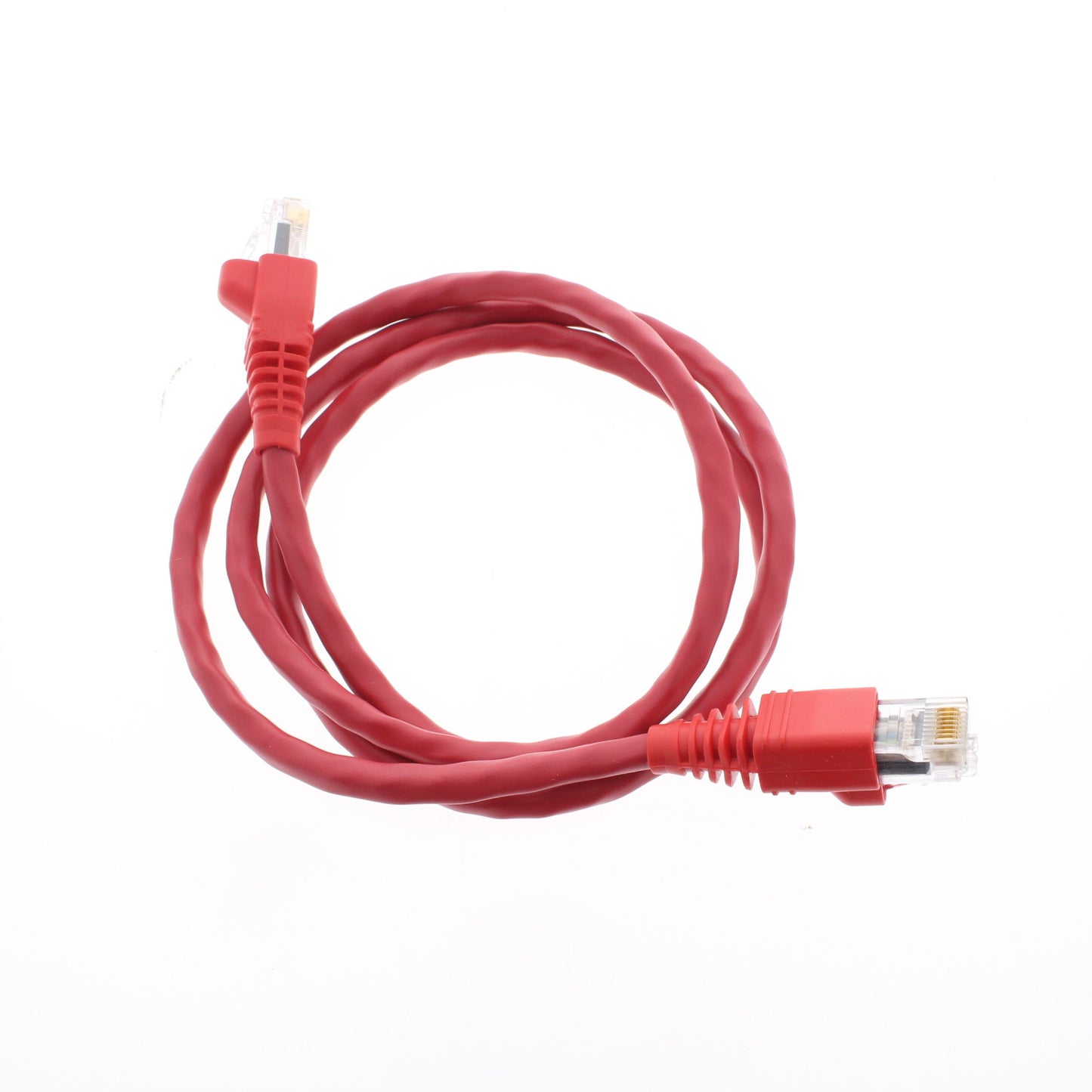 Leviton Red Cat 5e 3 Ft Ethernet Patch Cord Network Cable Booted Cat5e 5G460-3R