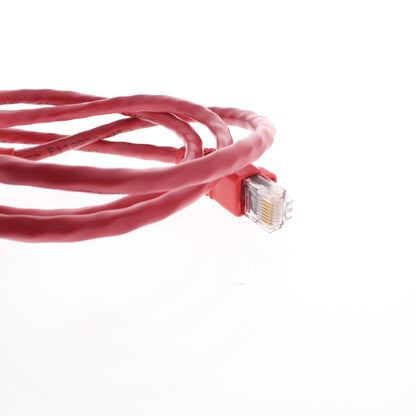 Leviton Red Cat 5e 3 Ft Ethernet Patch Cord Network Cable Booted Cat5e 5G460-3R