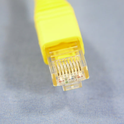 Leviton 5G460-3Y Yellow Cat5e 3ft Ethernet Cable Data Patch Cord Network Booted