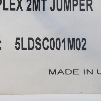 Leviton 5LDSC-M02 Green 2-Meter Fiber Optic Cable 50/125 10G SC-SC Duplex Jumper