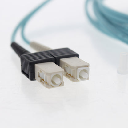 Leviton 5LDSC-M02 Green 2-Meter Fiber Optic Cable 50/125 10G SC-SC Duplex Jumper