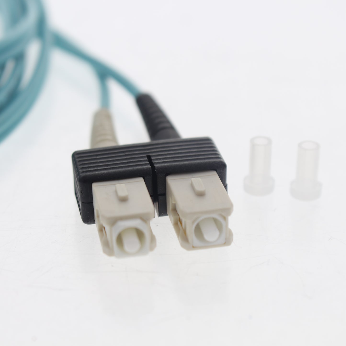 Leviton 5LDSC-M02 Green 2-Meter Fiber Optic Cable 50/125 10G SC-SC Duplex Jumper