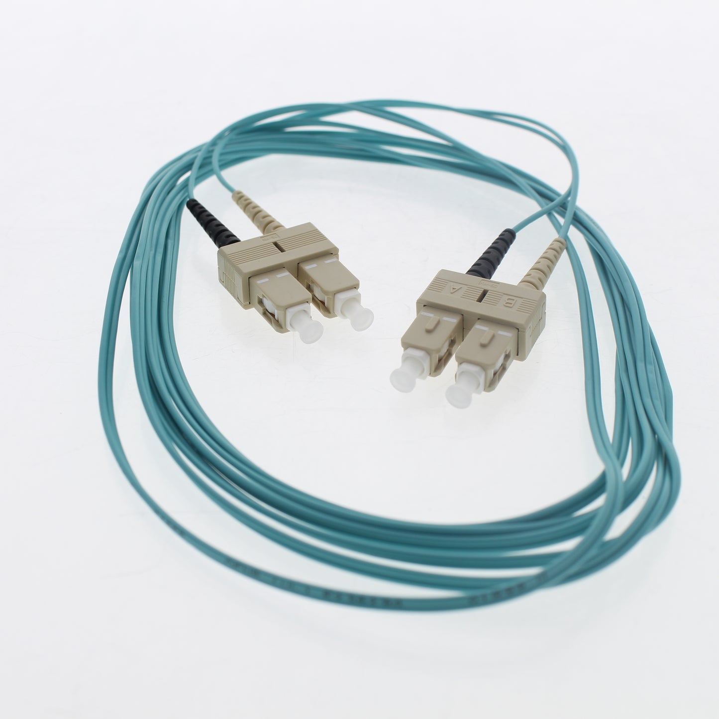 Leviton 5LDSC-M03 Green 3-Meter Fiber Optic Cable 50/125 10G SC-SC Duplex Jumper
