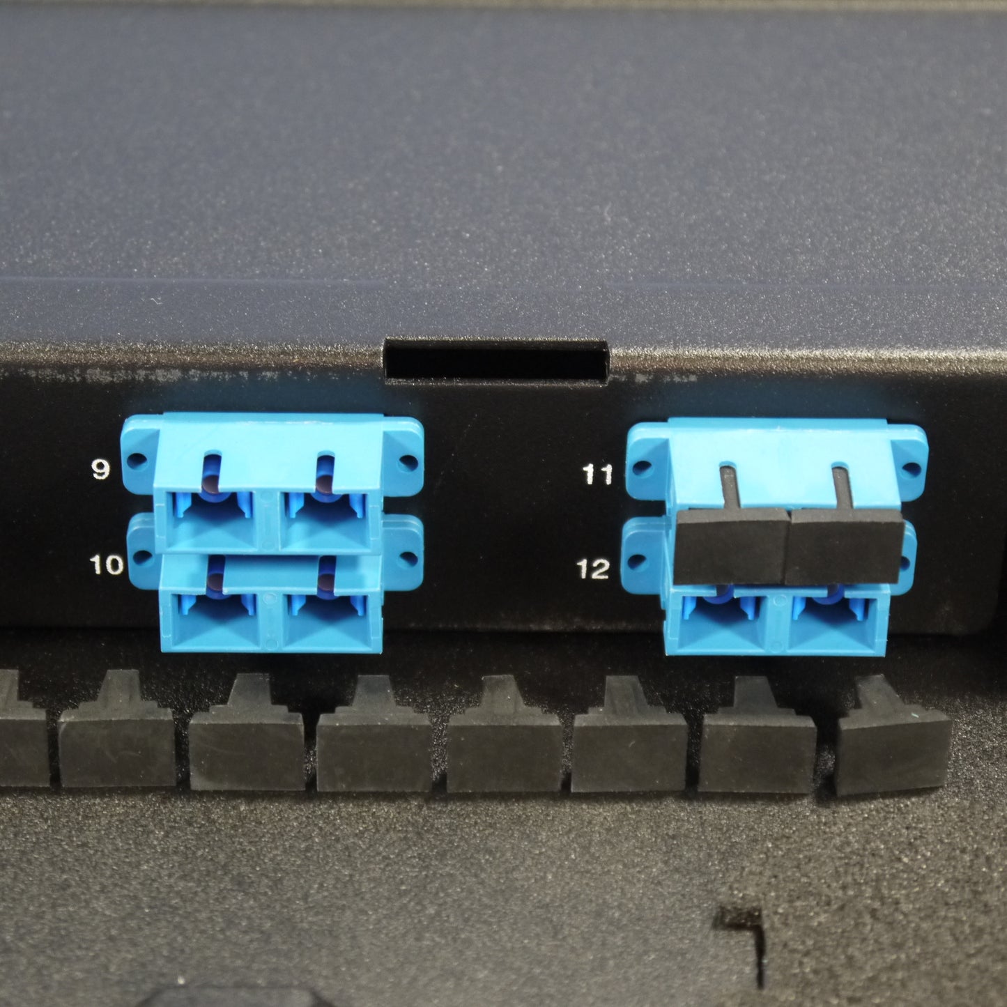 Leviton 24-Port Loaded 1RU 12-Duplex SC Adapter Fiber Optic Patch Panel 5P330-HB