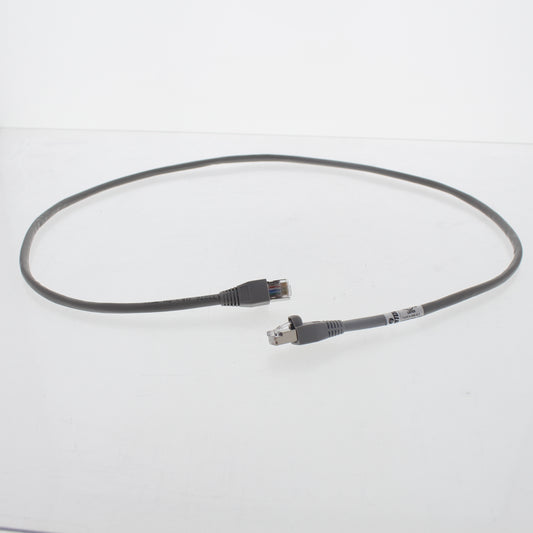 Leviton 5S460-3S Silver Cat5e 3ft Ethernet Cable Shielded LAN Network Patch Cord