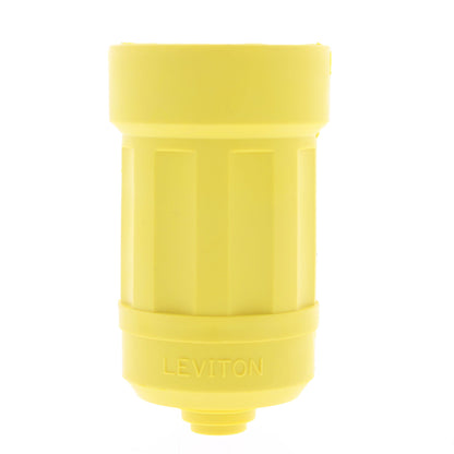 Leviton Weather Resistant Boot 15A Locking Connector Yellow 6018-Y