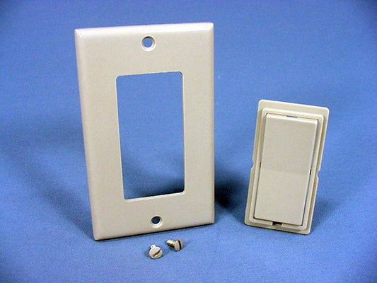 Leviton DHC Gray Color Change Conversion Kit for Decora Rocker Module 6091-GY
