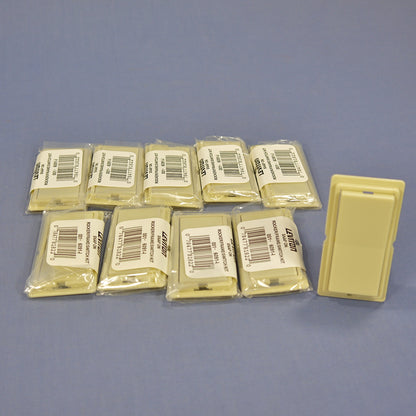 10 Leviton DHC Ivory Color Change Conversion Kit for DHC Rocker Module 6091-I