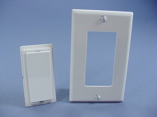 Leviton DHC White Color Change Conversion Kit for DHC Rocker Module 6091-W