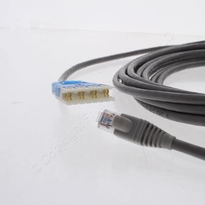 Leviton 234B-20S Gray 20ft Cat6 Ethernet Cable LAN Data Center LAN RJ Patch Cord