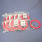 Leviton 62455-10R Red Cat6 10ft Ethernet Cable Data Patch Cords Network 10-Pack
