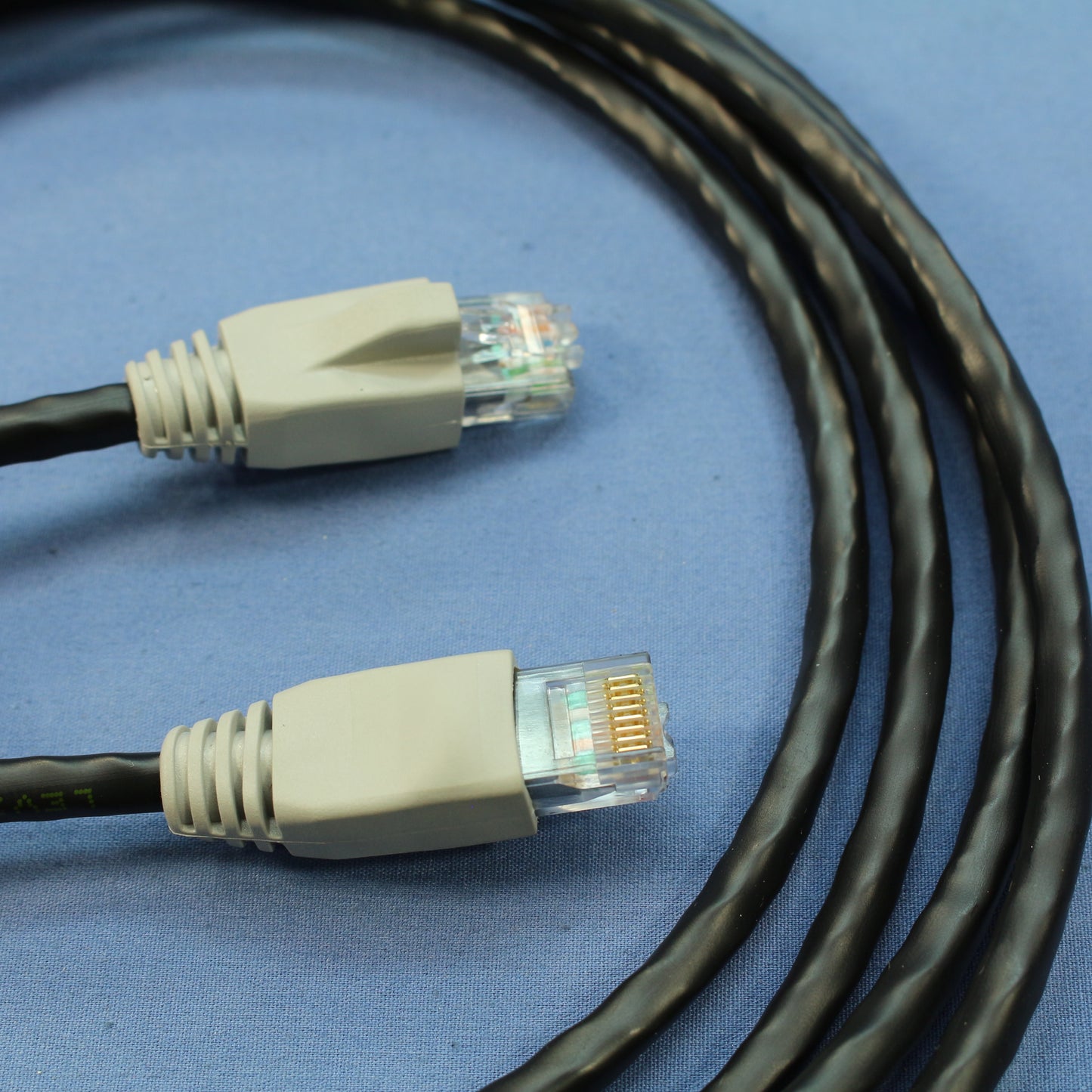 Leviton 62455-7E Cat6 Black 7ft Ethernet Cable Data Patch Cords Network 10-Pack
