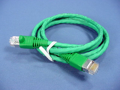 Leviton 62460-5G Cat6+ Green 5ft Extreme Ethernet Cable Data Center Patch Cord
