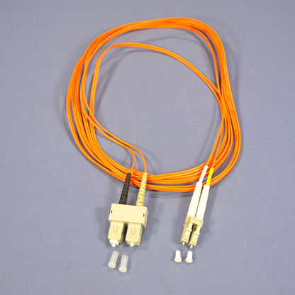 3M Fiber Optic Uplink Multi-Mode Duplex Patch Cable Cord SC LC 62.5m 62DCL-M03