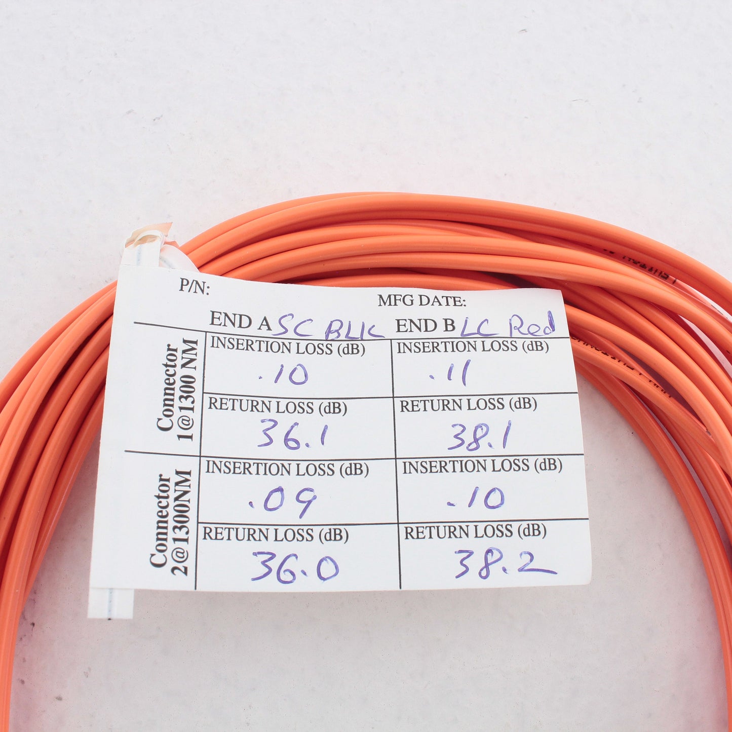 5M Fiber Optic Uplink Multi-Mode Duplex Patch Cable Cord SC LC 62.5m 62DCL-M05