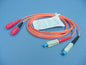 1M Fiber Optic Uplink Multi-Mode Duplex Patch Cable Cord ST SC 62mic 62DCT-M01