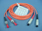 2M Fiber Optic Uplink Multi-Mode Duplex Patch Cable Cord ST SC 62mic 62DCT-M02