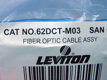 3M Fiber Optic Uplink Multi-Mode Duplex Patch Cable Cord ST SC 62mic 62DCT-M03
