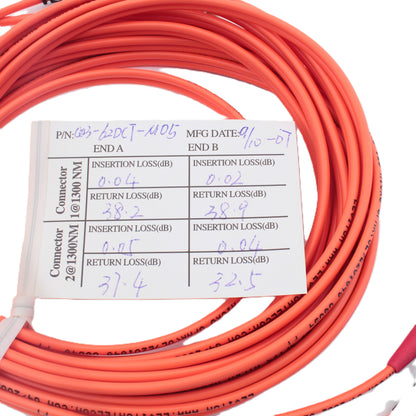 5M Fiber Optic Uplink Multi-Mode Duplex Patch Cable Cord ST SC 62mic 62DCT-M05