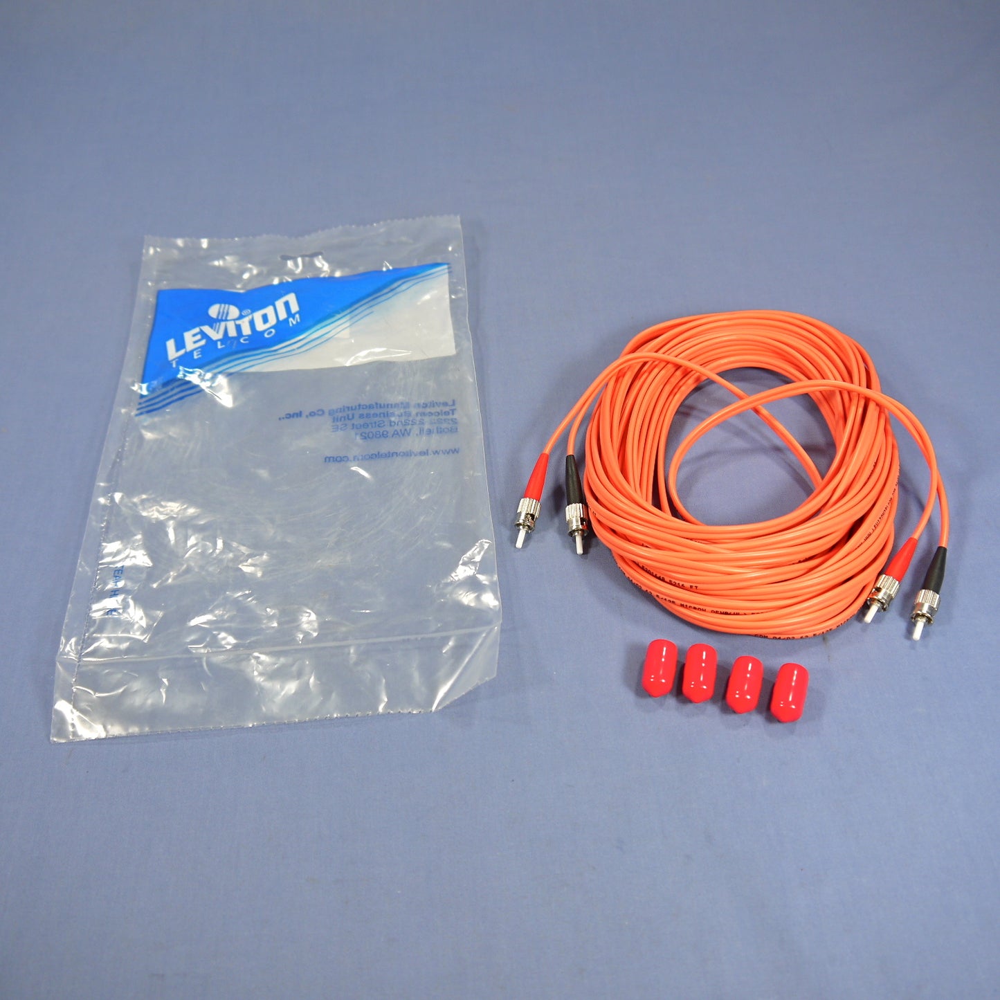 10M Fiber Optic Uplink Multimode Duplex Patch Cable Cord ST SC 62mic 62DCT-M010