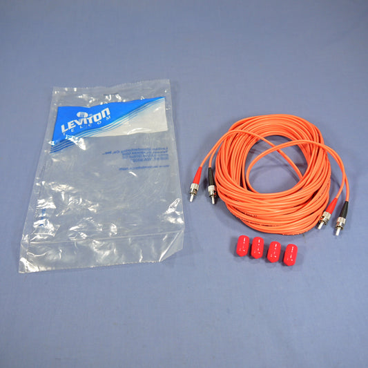10M Fiber Optic Uplink Multimode Duplex Patch Cable Cord ST SC 62mic 62DCT-M010