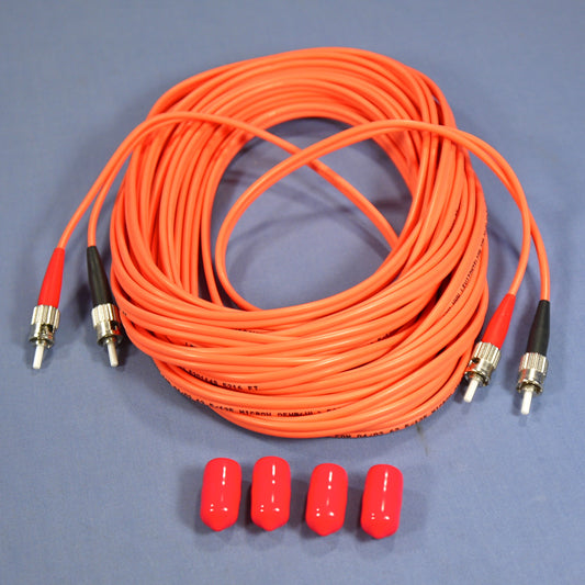 10M Fiber Optic Uplink Multimode Duplex Patch Cable Cord ST SC 62mic 62DCT-M010
