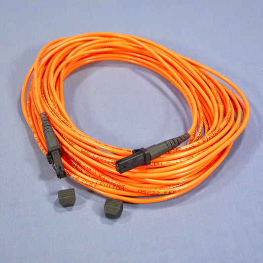 10M Fiber Optic Uplink Multi-Mode Duplex Patch Cable Cord MT-RJ 62.5 62DMJ-M10