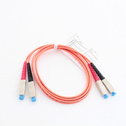 1M Fiber Optic Uplink Multi-Mode Duplex Patch Cable Cord SC 62.5/125 62DSC-M01