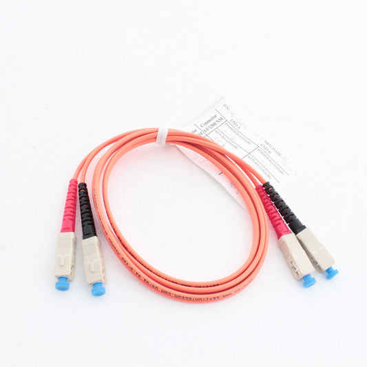 1M Fiber Optic Uplink Multi-Mode Duplex Patch Cable Cord SC 62.5/125 62DSC-M01