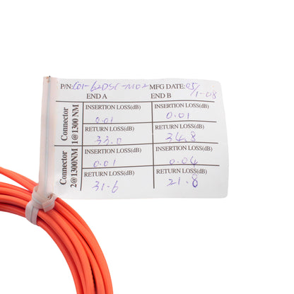 2M Fiber Optic Uplink Multi-Mode Duplex Patch Cable Cord ST 62.5/125 62DSC-M02